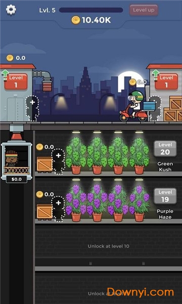 闲置杂草工厂无限金币版(weed factory) 游戏截图